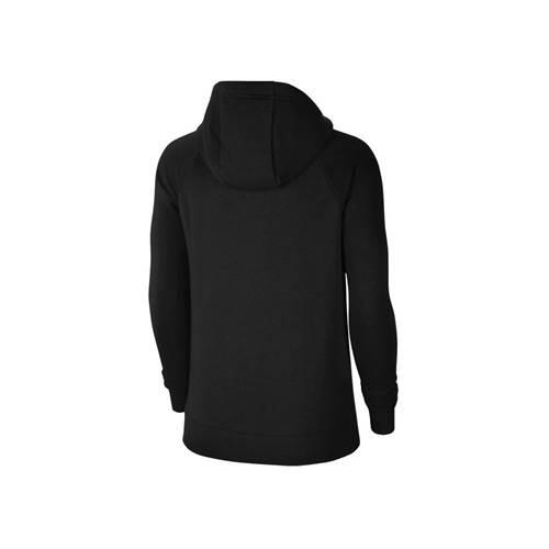 Felpa con cappuccio full zip donna ( fleece) nike nero 3/4