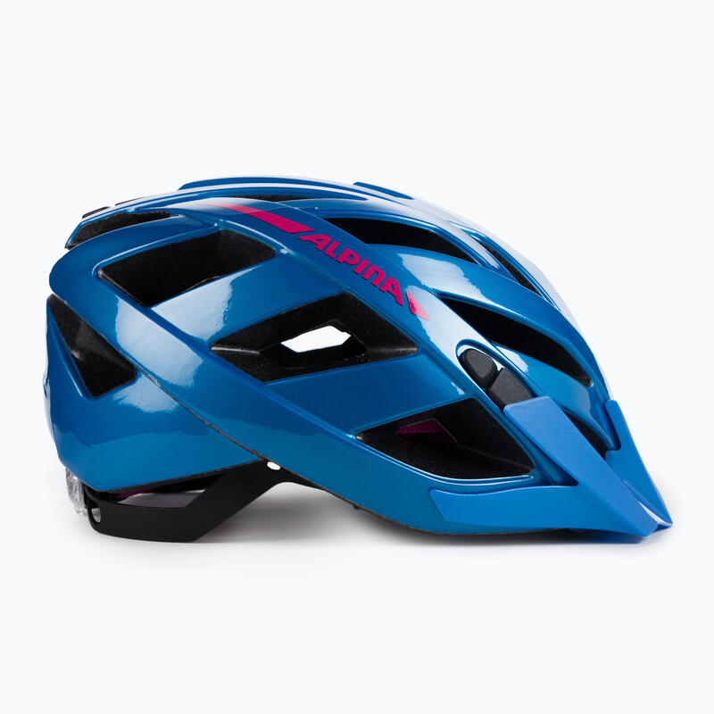 ALPINA Fahrradhelm Panoma 2.0 true blue/pink glänzend