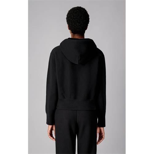 Reverse Weave Small Logo Crop Hooded  Sweat-shirt Femme 4/4