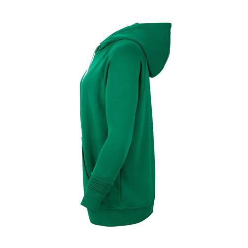 Felpa con cappuccio donna ( fleece) nike verde 3/4