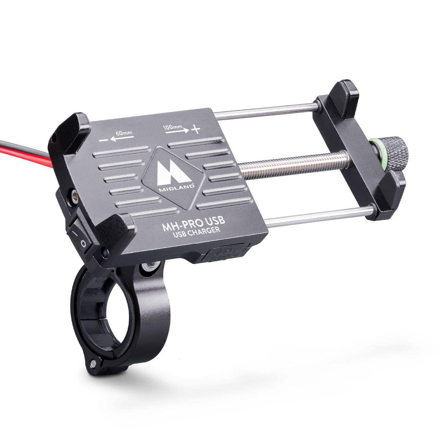 Soporte de móvil MH-PRO USB, hecho en aluminio 4/7