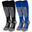 Calze da sci | 2 paia calze funzionali imbottite | Donna e Uomo | Nero/Blu
