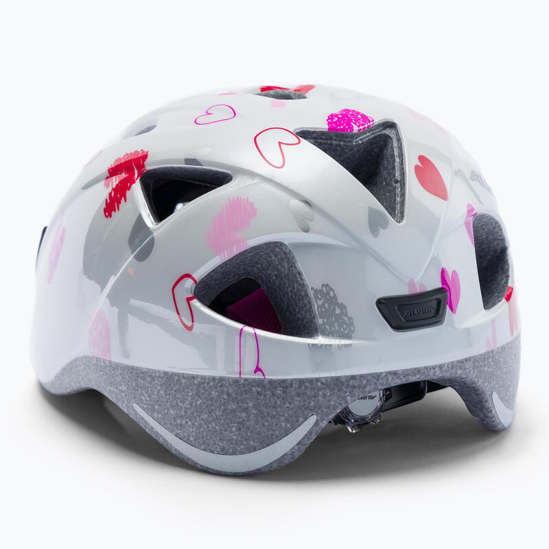 ALPINA Kinder-Helm  Ximo white hearts