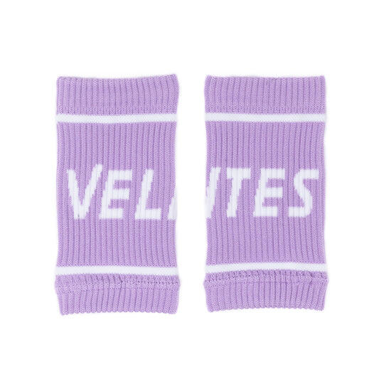 Muñequeras de tela flexible Velites Moradas