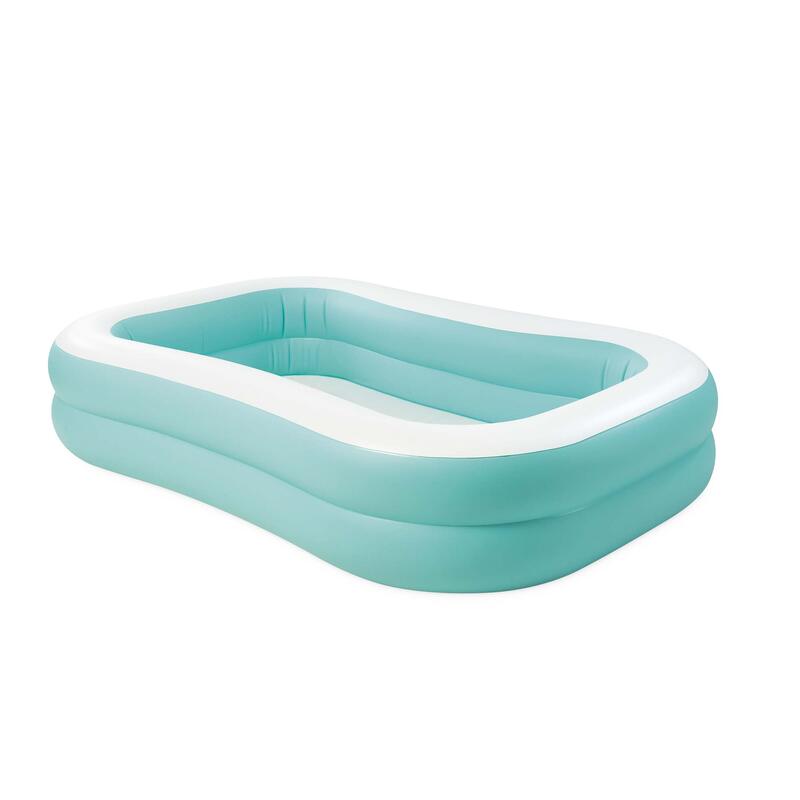 Intex 57181NP - Piscina Gongiabile Family Rettangolare, 229x152x48 cm