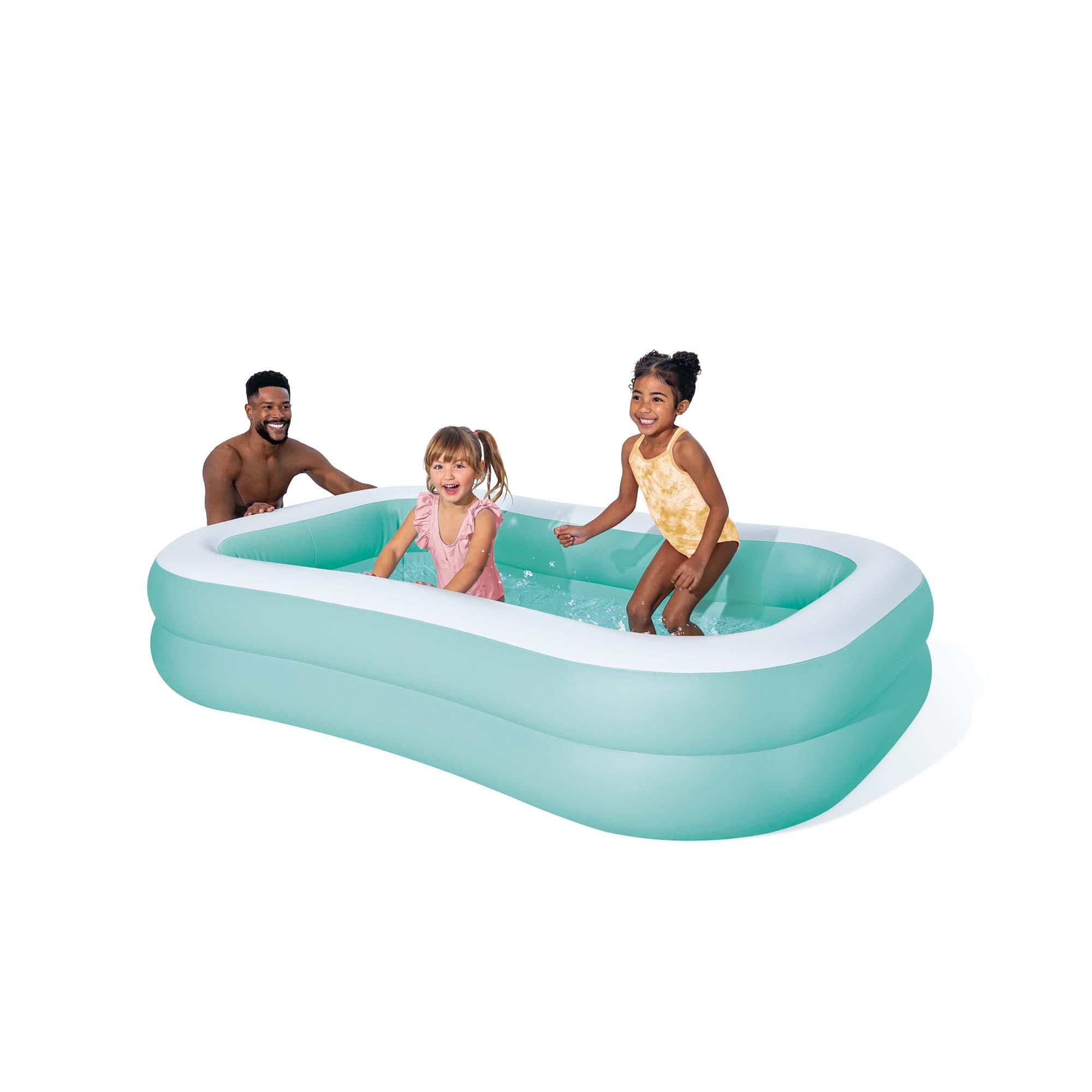 Intex 57181NP - Piscina Gongiabile Family Rettangolare, 229x152x48 cm 2/7