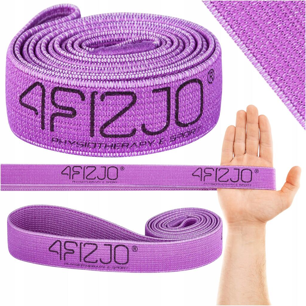 Ластик POWER BAND 4FIZJO памук латекс 210 см 3,5 см много леко