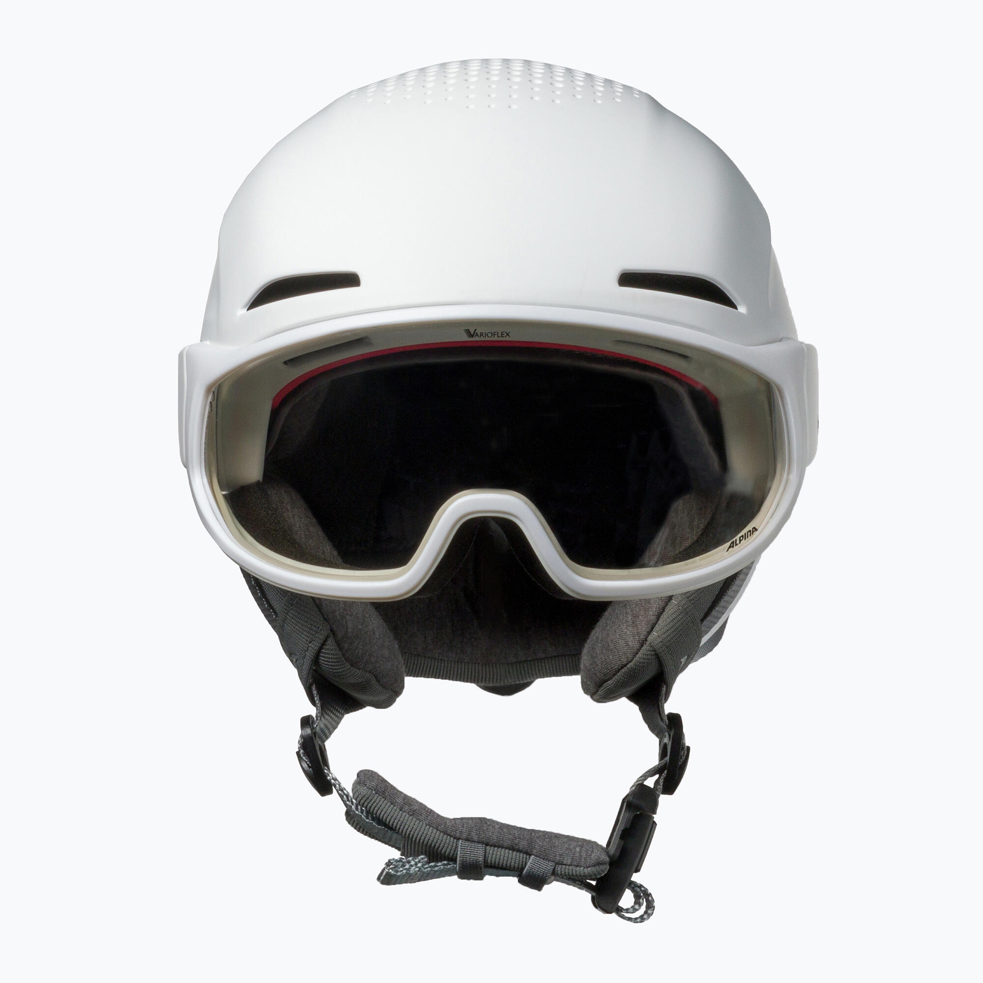 Casque De Ski Alpina Vintage BATTERIE4-A1-1 – Taille M (57-61) – Noir, Réglable, Amovible