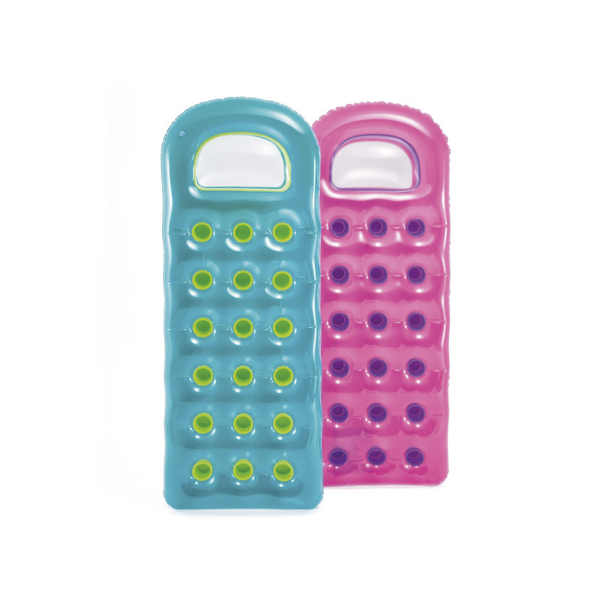 Intex 59895EU - Materassino con Oblò, 18 buchi, Colori Assortiti, 188x71 cm 2/7