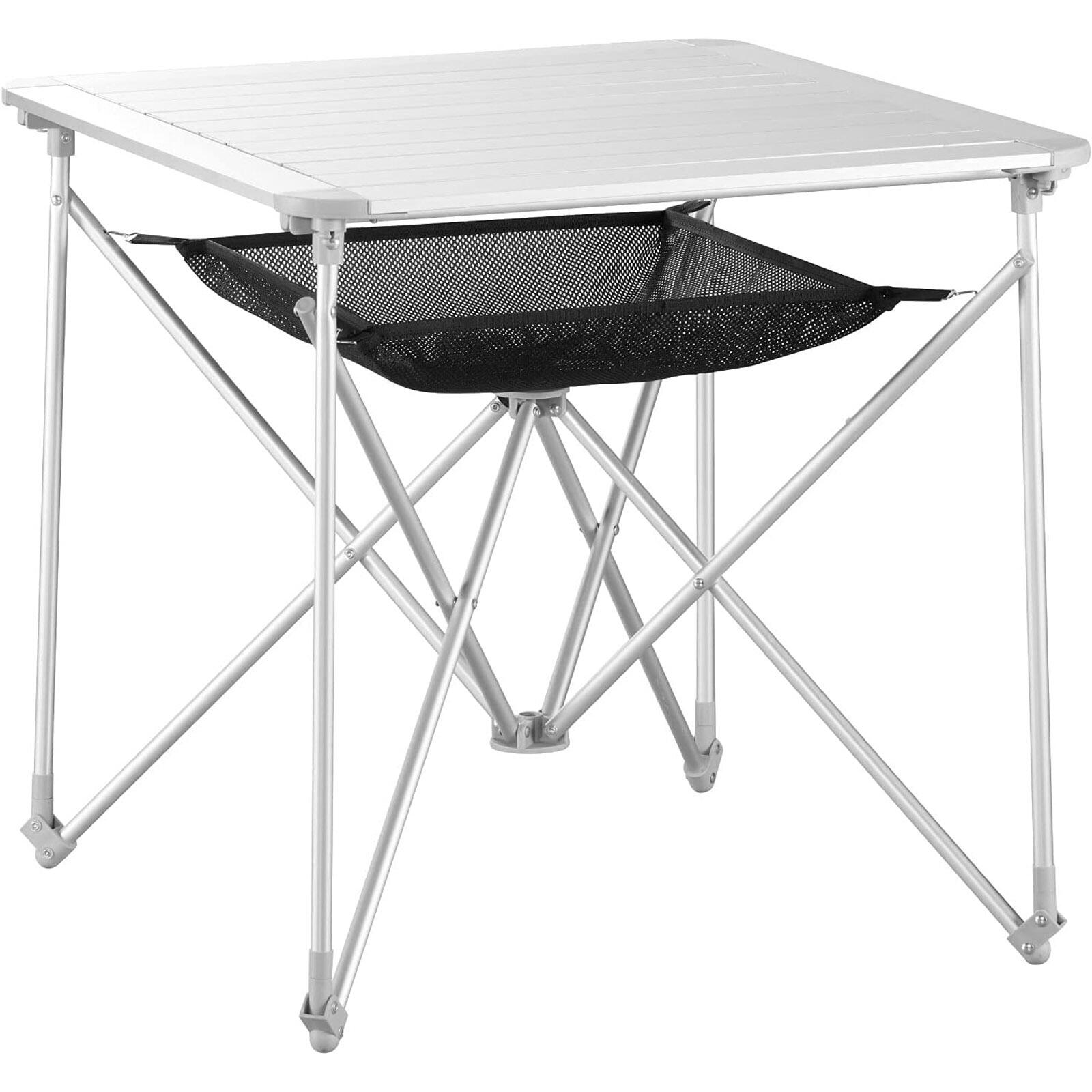 UQUIP Campingtafel Mercy Campingvouwtafel Roltafel Vouwtafel 4 personen aluminium