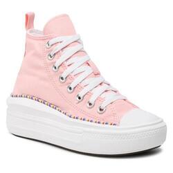 Chaussures Femmes Converse Chuck Taylor All Star Move High rose