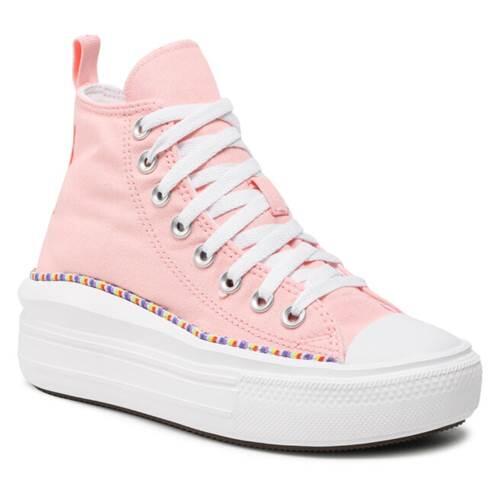 Chaussures Femmes Converse Chuck Taylor All Star Move High rose 1/5