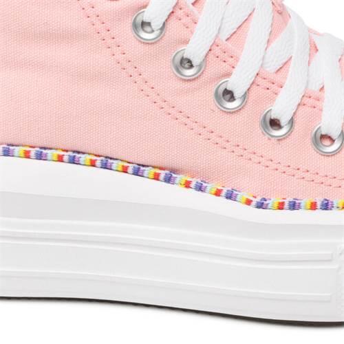 Chaussures Femmes Converse Chuck Taylor All Star Move High rose 3/5