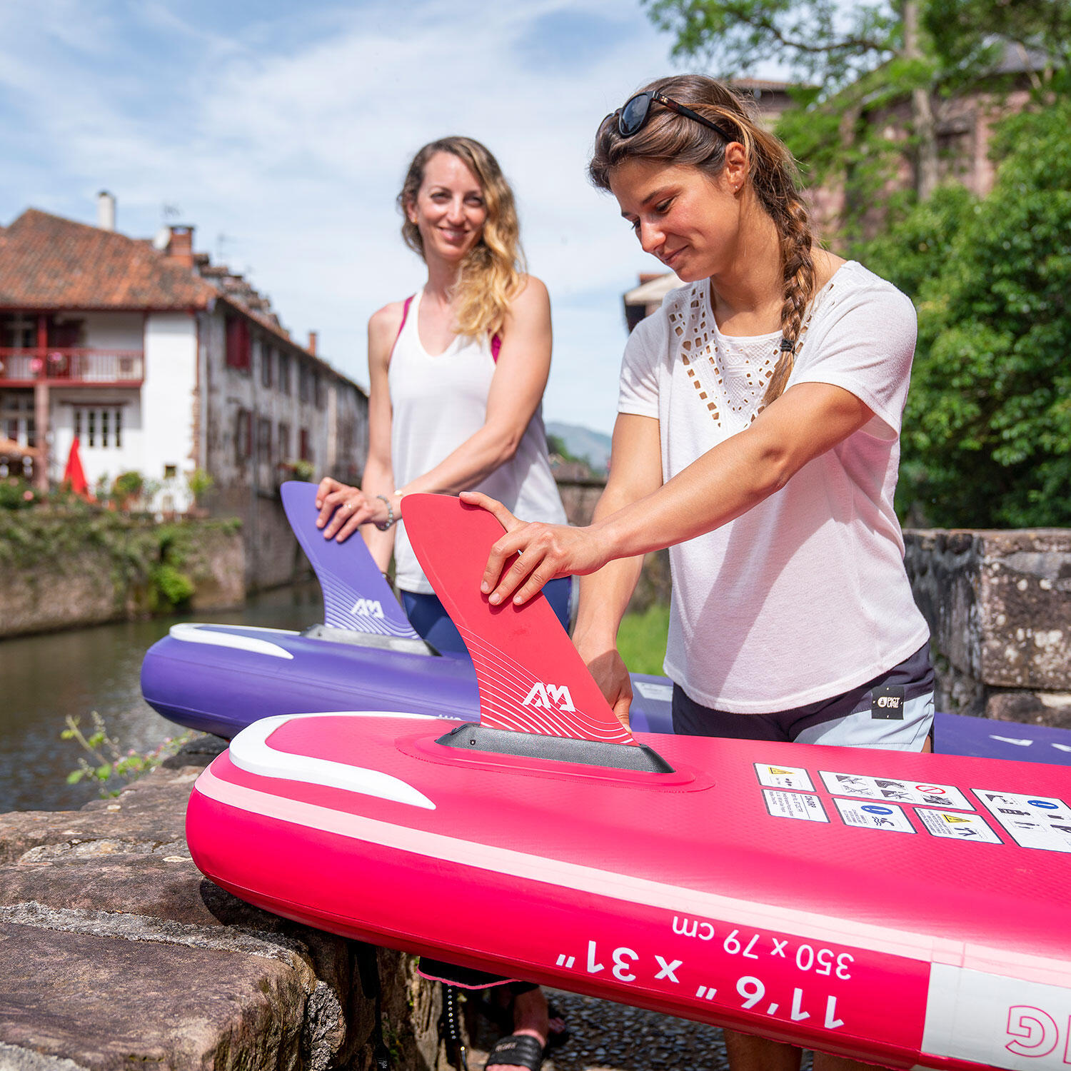 Pinna Da Corsa Aqua Marina Unisex - In Nylon Rinforzato Con Fibra Di Vetro, 24.5x18 Cm