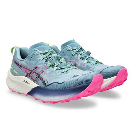 Asics Fujispeed 2 Damen Trailrunning Schuhe Blau 3/5