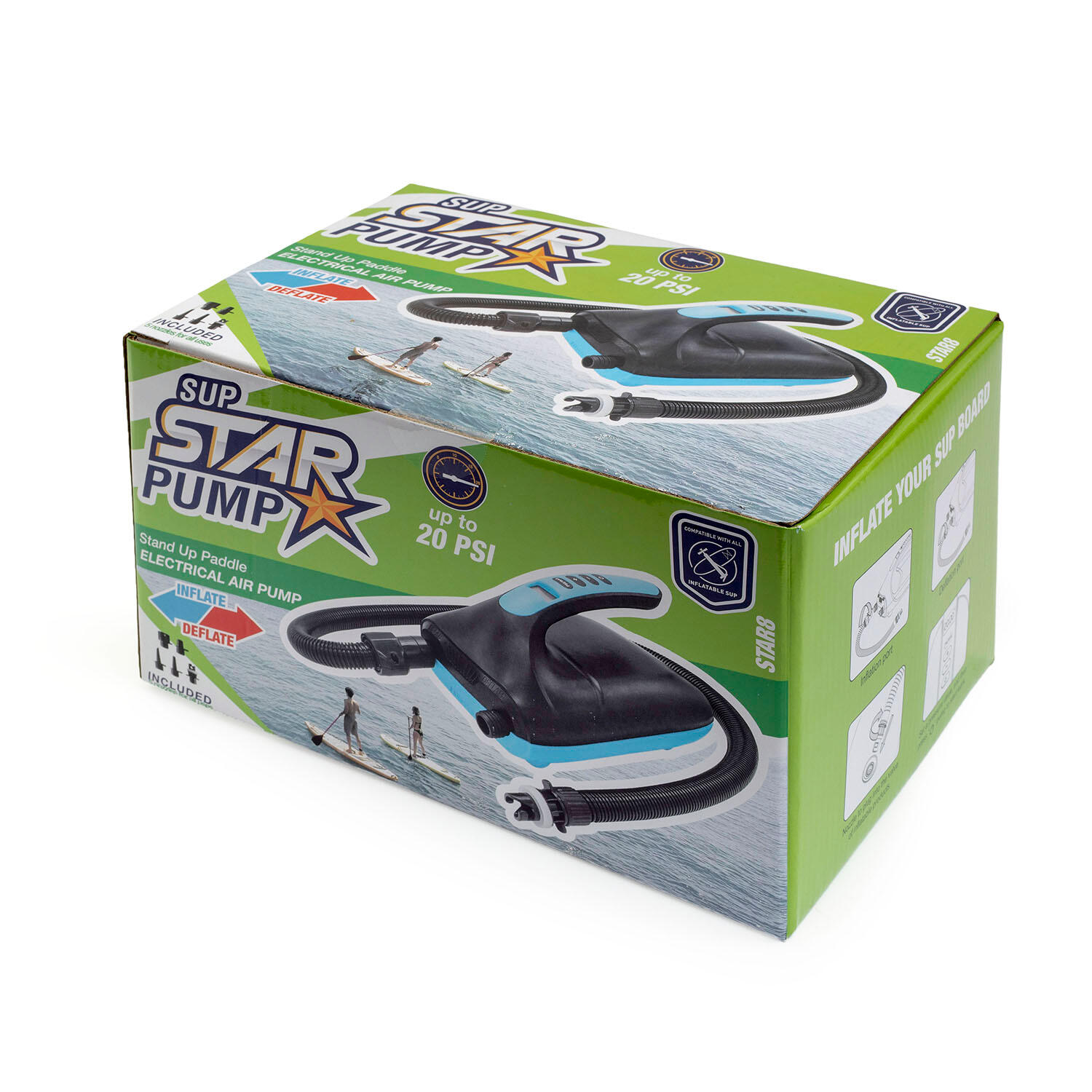 Star 8 PowerBank 6000mAh elektrische pompset 5/6