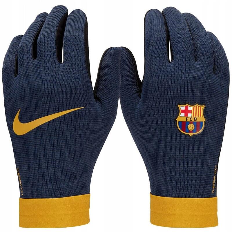 Rękawiczki do piłki nożnej Nike Fc Barcelona Academy Thermafit zimowe sportowe