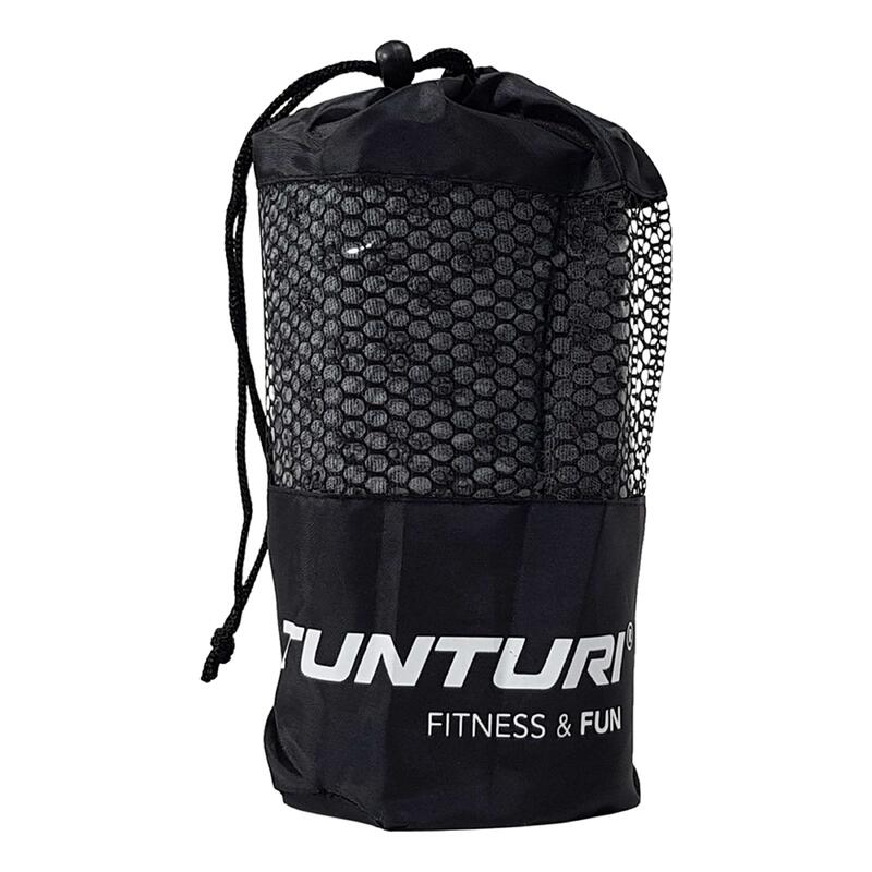 Tunturi Yoga Tuch Rutschfest mit Tasche Grau