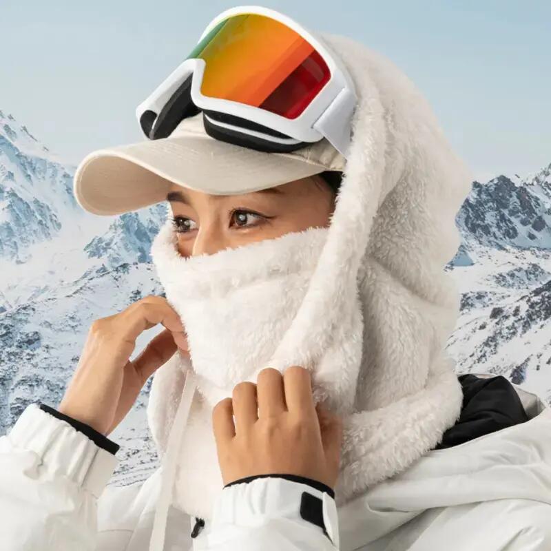 Kominiarka polarowa maska na twarz Qunature YP100 kaptur 5/7