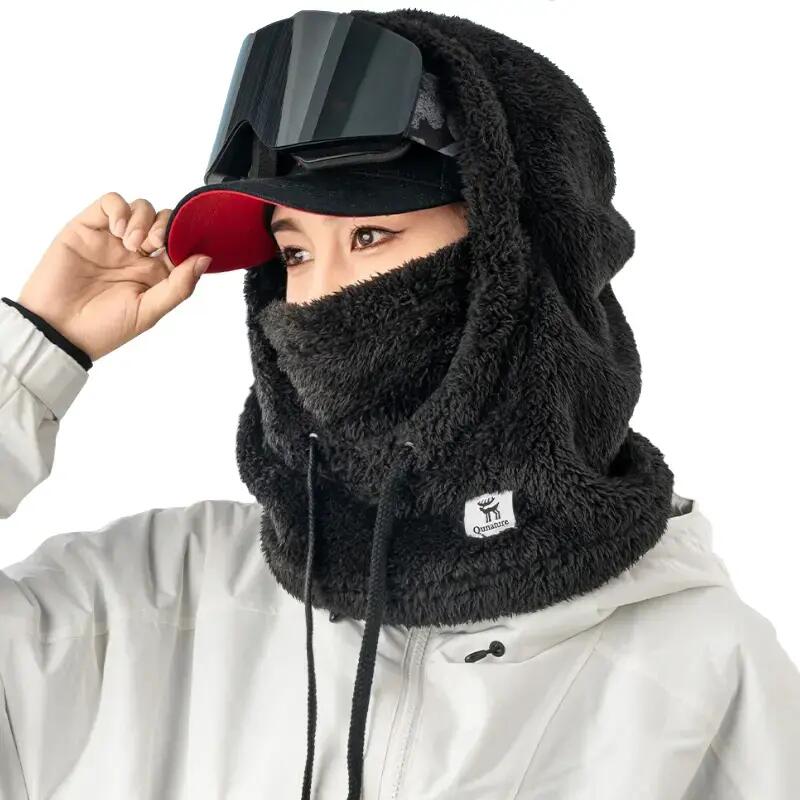 Kominiarka polarowa maska na twarz Qunature YP100 kaptur 2/7