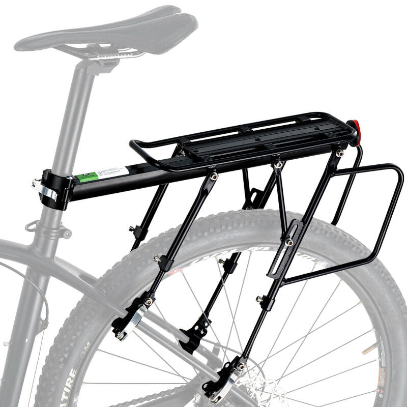 Bagażnik rowerowy tylny aluminiowy do sztycy Rockbros CT-601 ze wspornikami