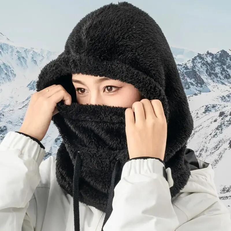 Kominiarka polarowa maska na twarz Qunature YP100 kaptur 5/7