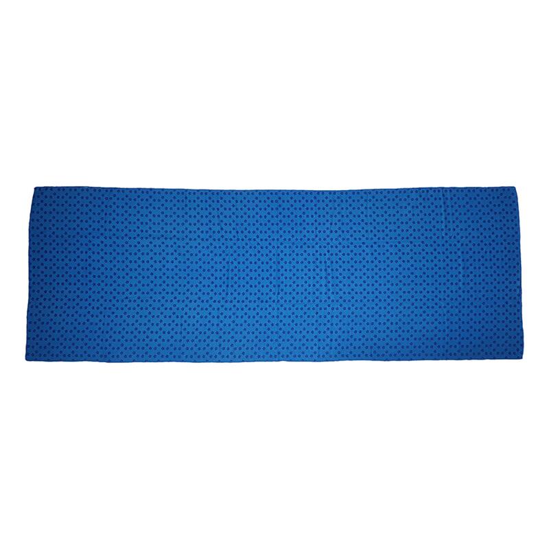 Tunturi Yoga Tuch Rutschfest mit Tasche Blau