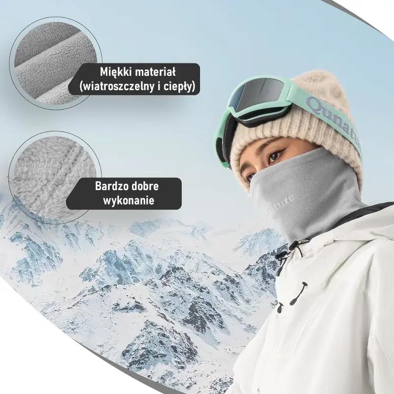 Komin maska polarowa na twarz wielofunkcyjna Qunature WB023 4/7