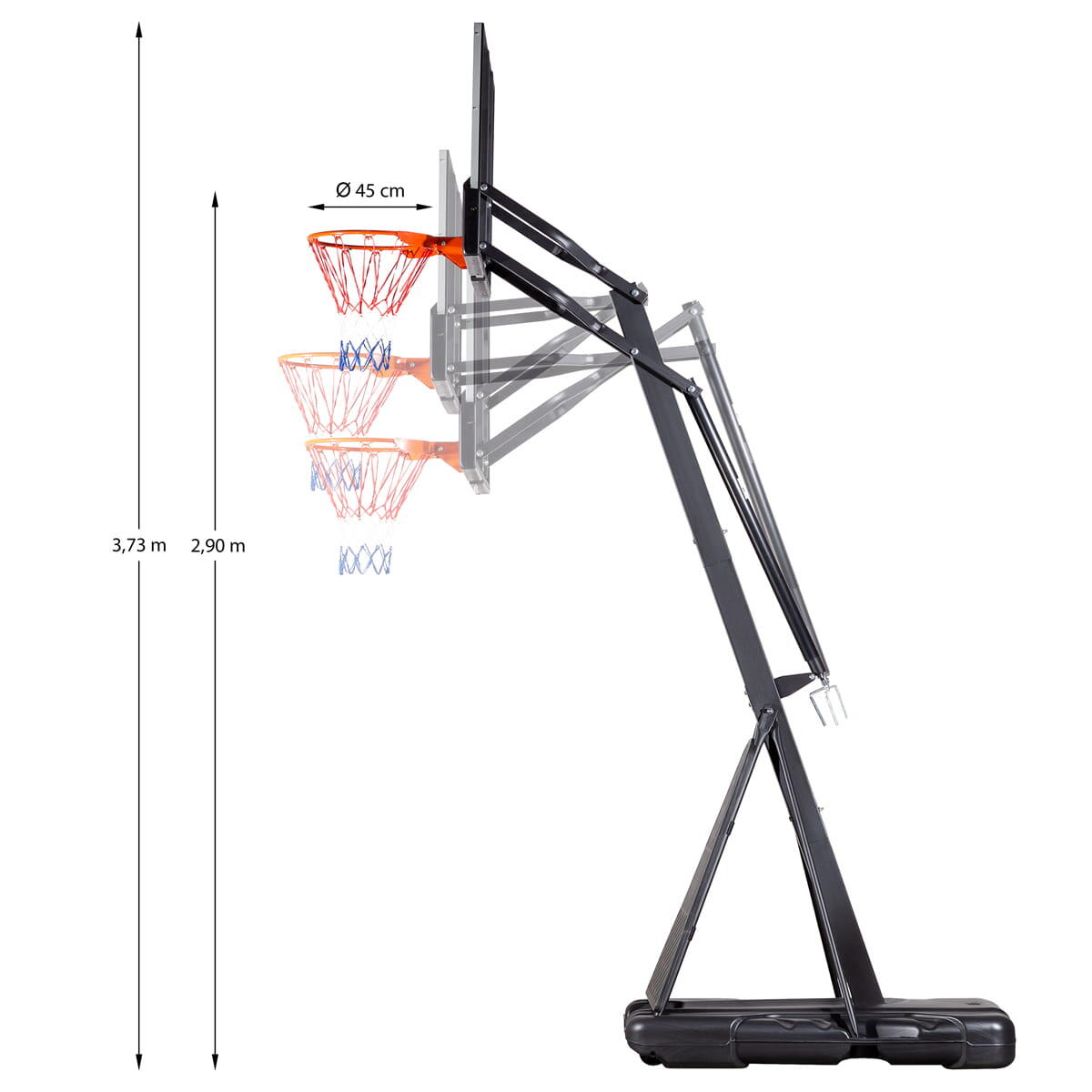 Basketbalový koš NILS ZDK027 2/7