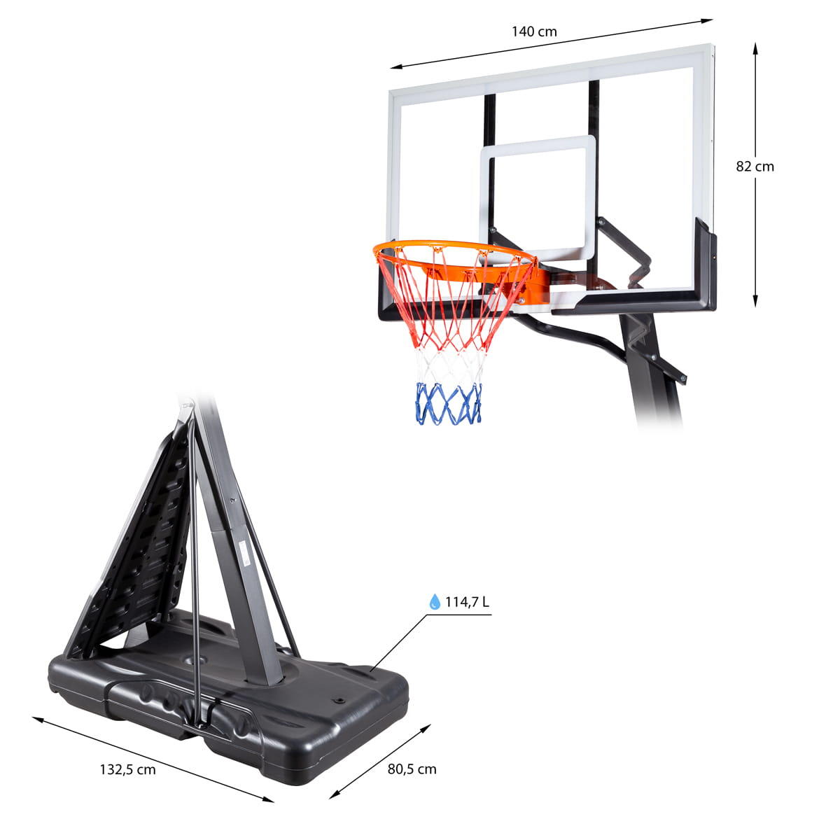 Basketbalový koš NILS ZDK027 3/7