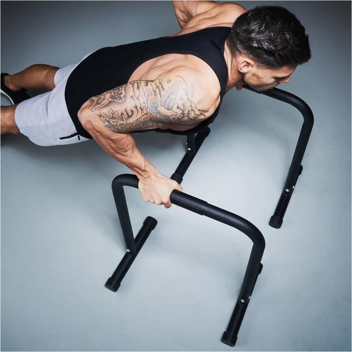Barres Parallèles Ajustables En Hauteur - Renforcement Pectoraux, Triceps, épaules - Pour Dips à La Maison - Stable Et Robuste