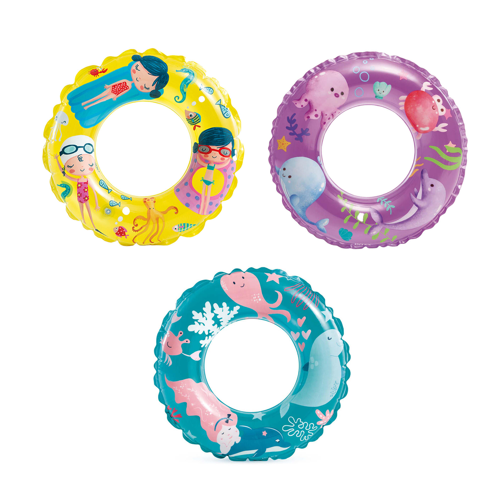 INTEX Intex 59242NP - Salvagente Fondo Marino, Colori assortiti, 61 cm