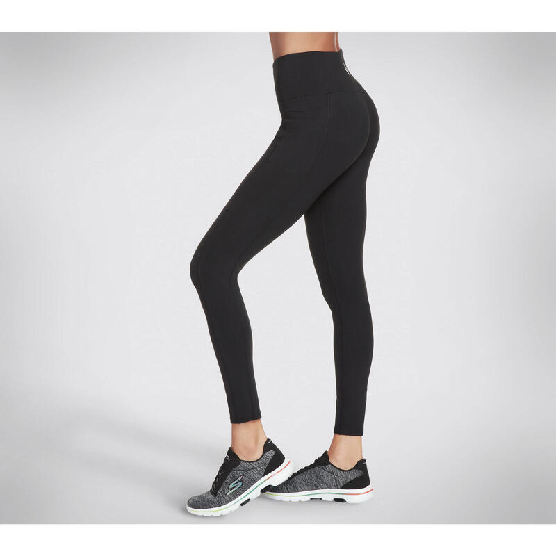 Női leggings, Skechers Go Walk High Waisted Legging, fekete