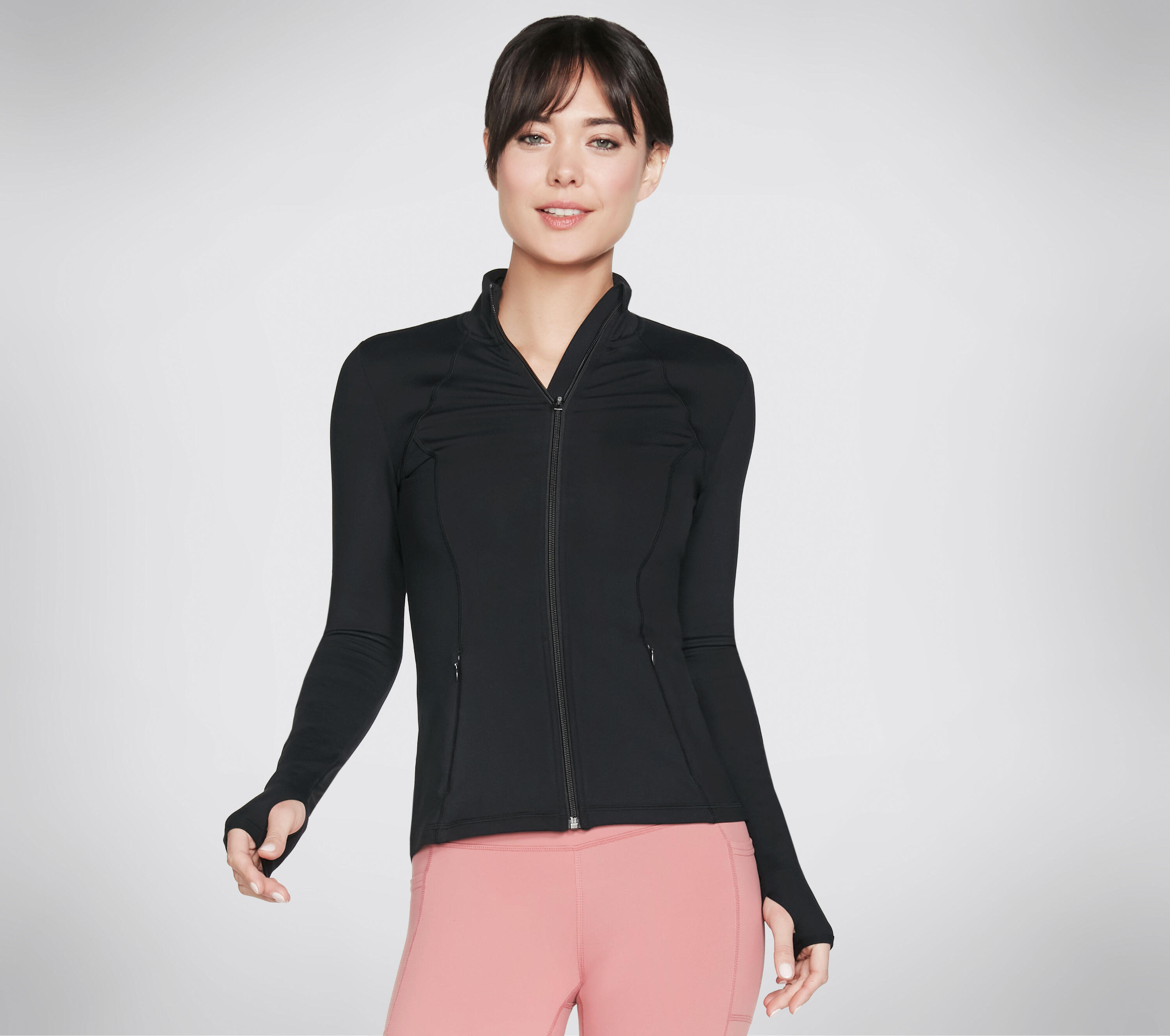 Damen GOWALK MESH JACKET Funktionsjacken Schwarz 1/3
