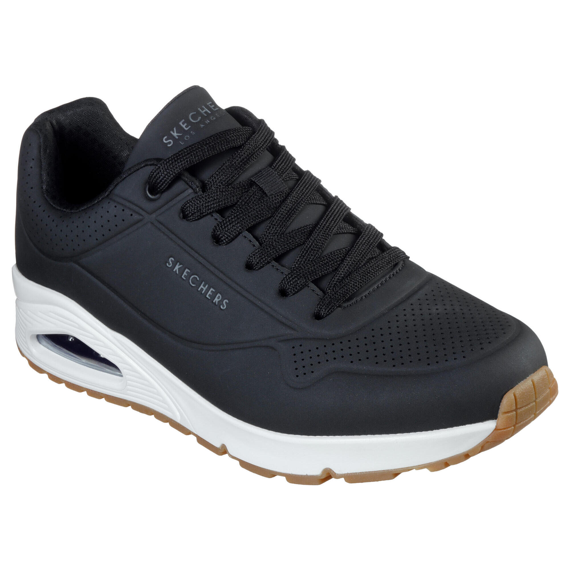 Skechers - Skechers Homme Uno Stand On Air Sneakers Noir - Baskets - Noir - 45,5 - Decathlon