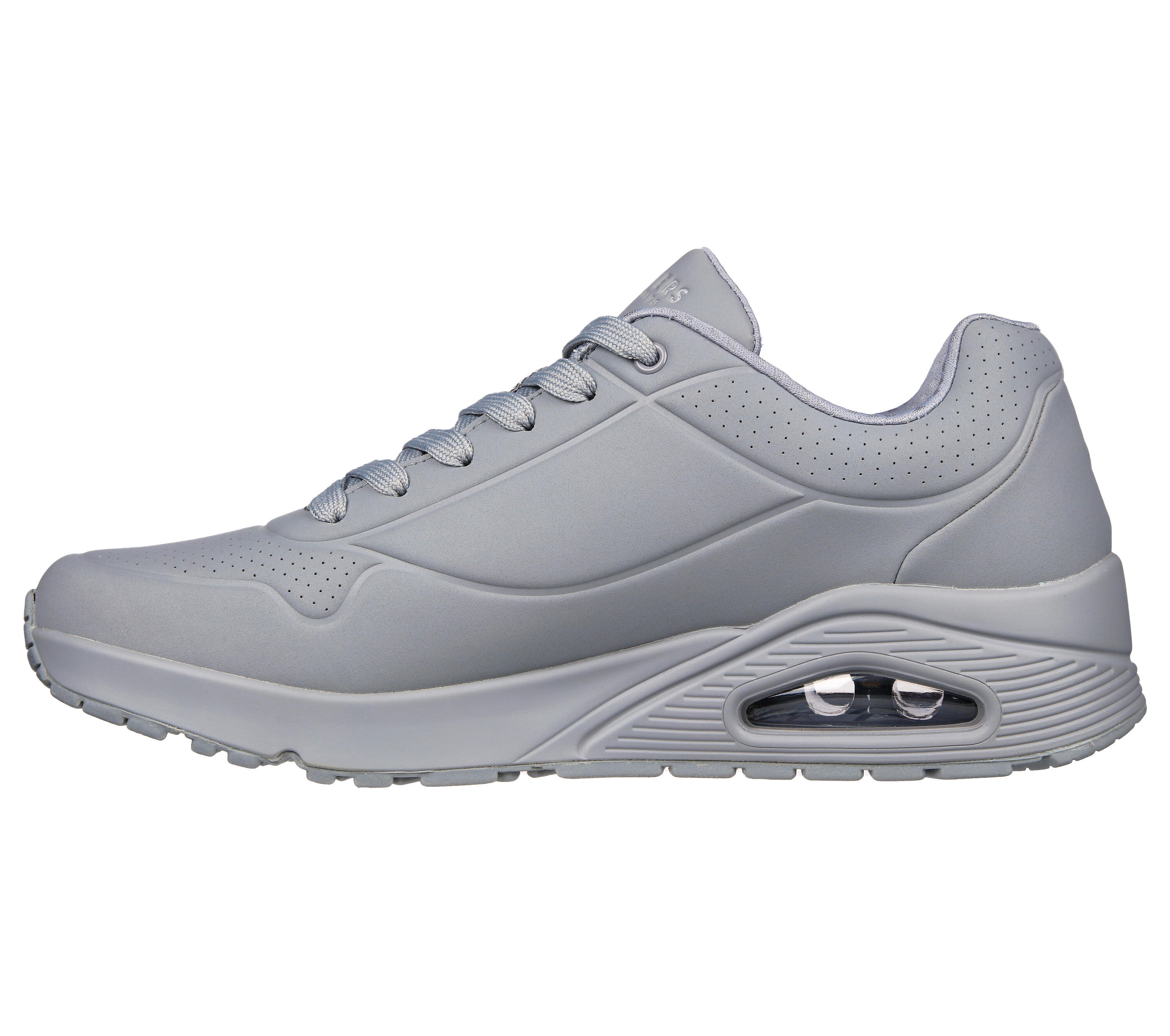 Skechers Mens Sport Casual UNO STAND ON AIR Sneakers Men 52458 grau 4/7
