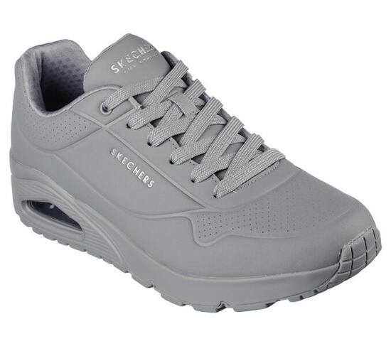 SKECHERS Hombre UNO STAND ON AIR Sneakers Gris claro