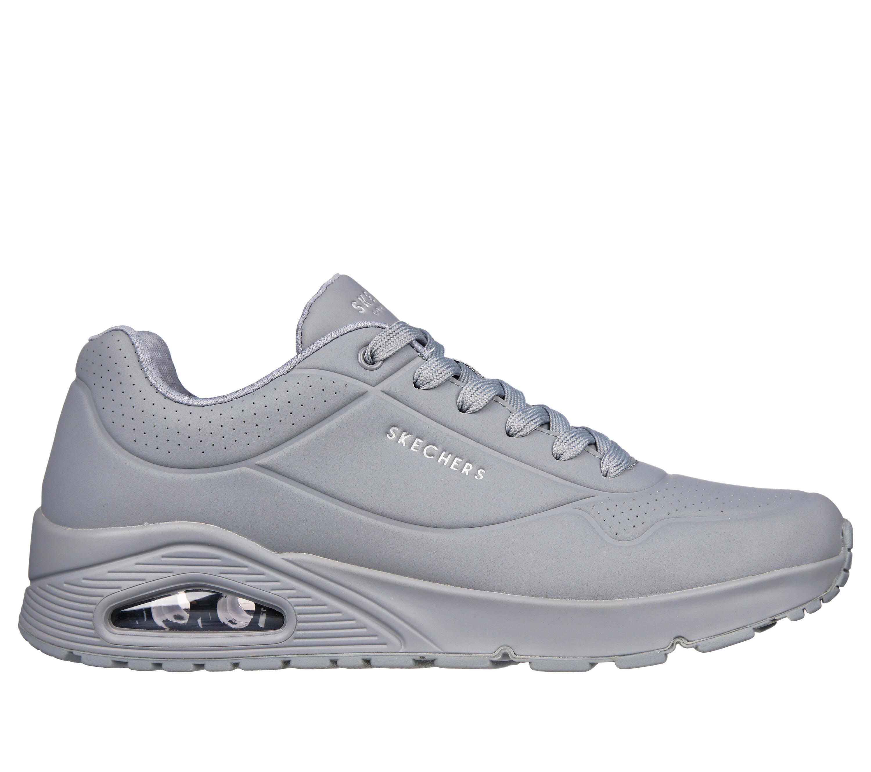 Skechers Mens Sport Casual UNO STAND ON AIR Sneakers Men 52458 grau 5/7