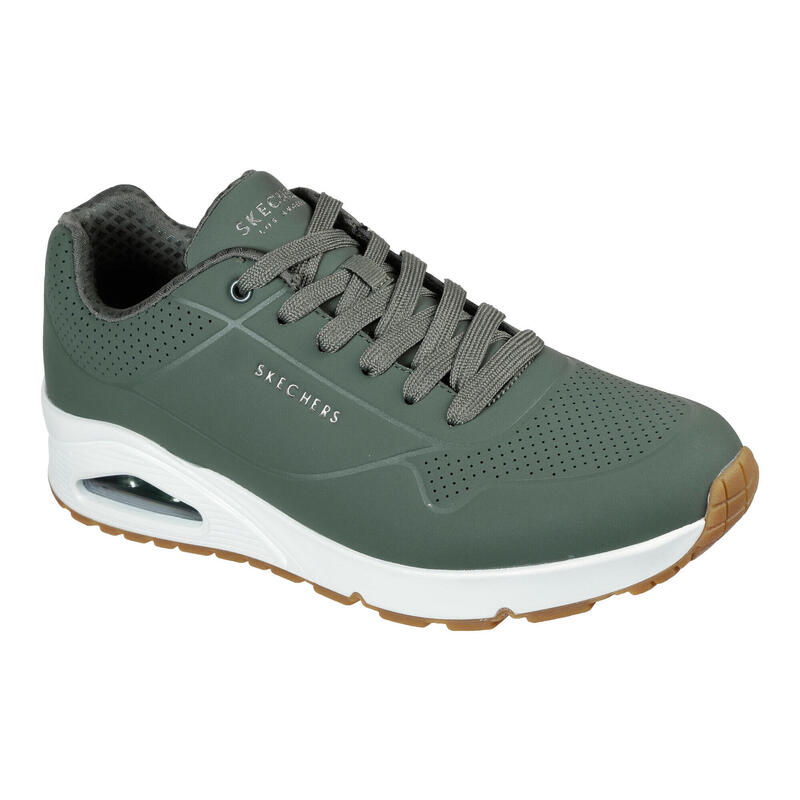 SKECHERS Homme UNO STAND ON AIR Sneakers Vert olive