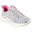 SKECHERS Dames GO RUN LITE Sportschoenen/loopschoenen Grijs / Grijs / Pink