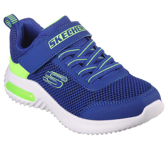Kinder BOUNDER-TECH Sneakers Blau / Lime