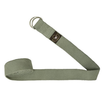 Lotus yoga riem extra lang asgroen