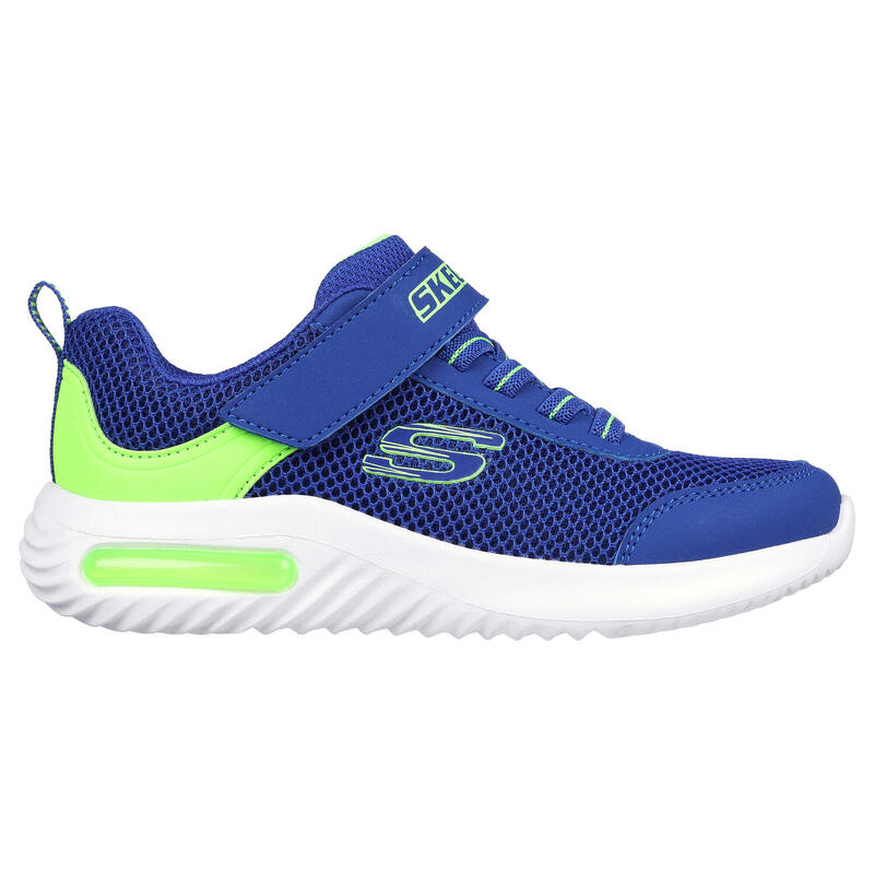 Kinder BOUNDER-TECH Sneakers Blau / Lime