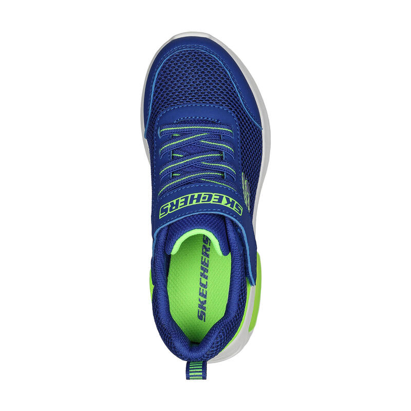 SKECHERS Kinderen BOUNDER-TECH Sneakers Zwart / Blauw / Limoen