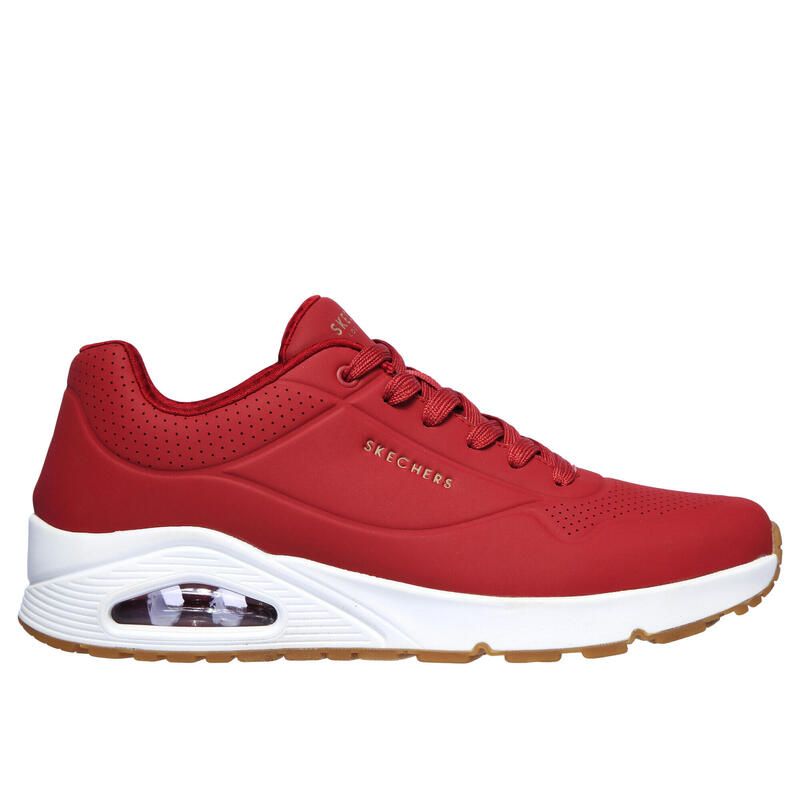 SKECHERS Heren UNO STAND ON AIR Sneakers Donkerrood