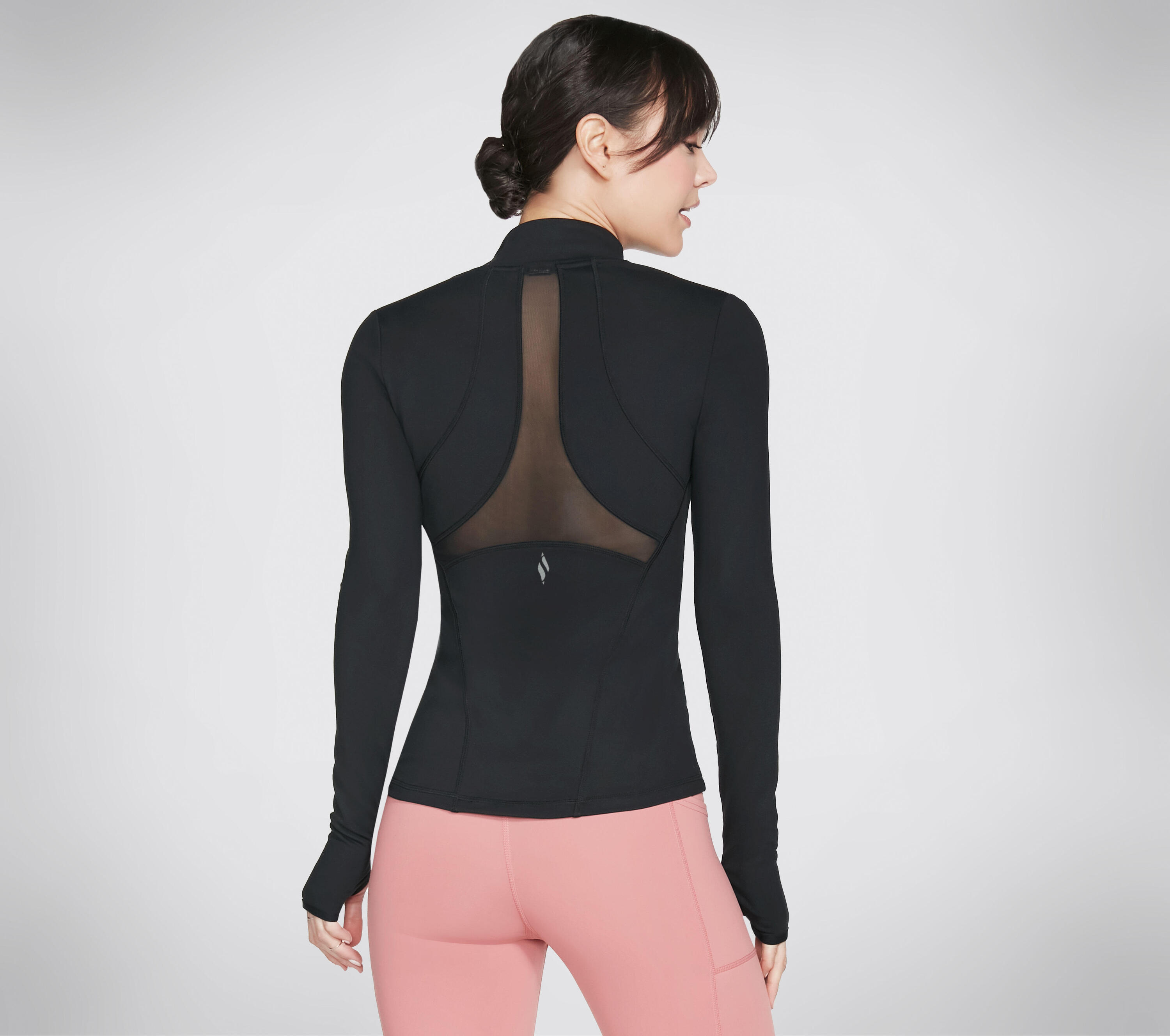 Damen GOWALK MESH JACKET Funktionsjacken Schwarz 2/3