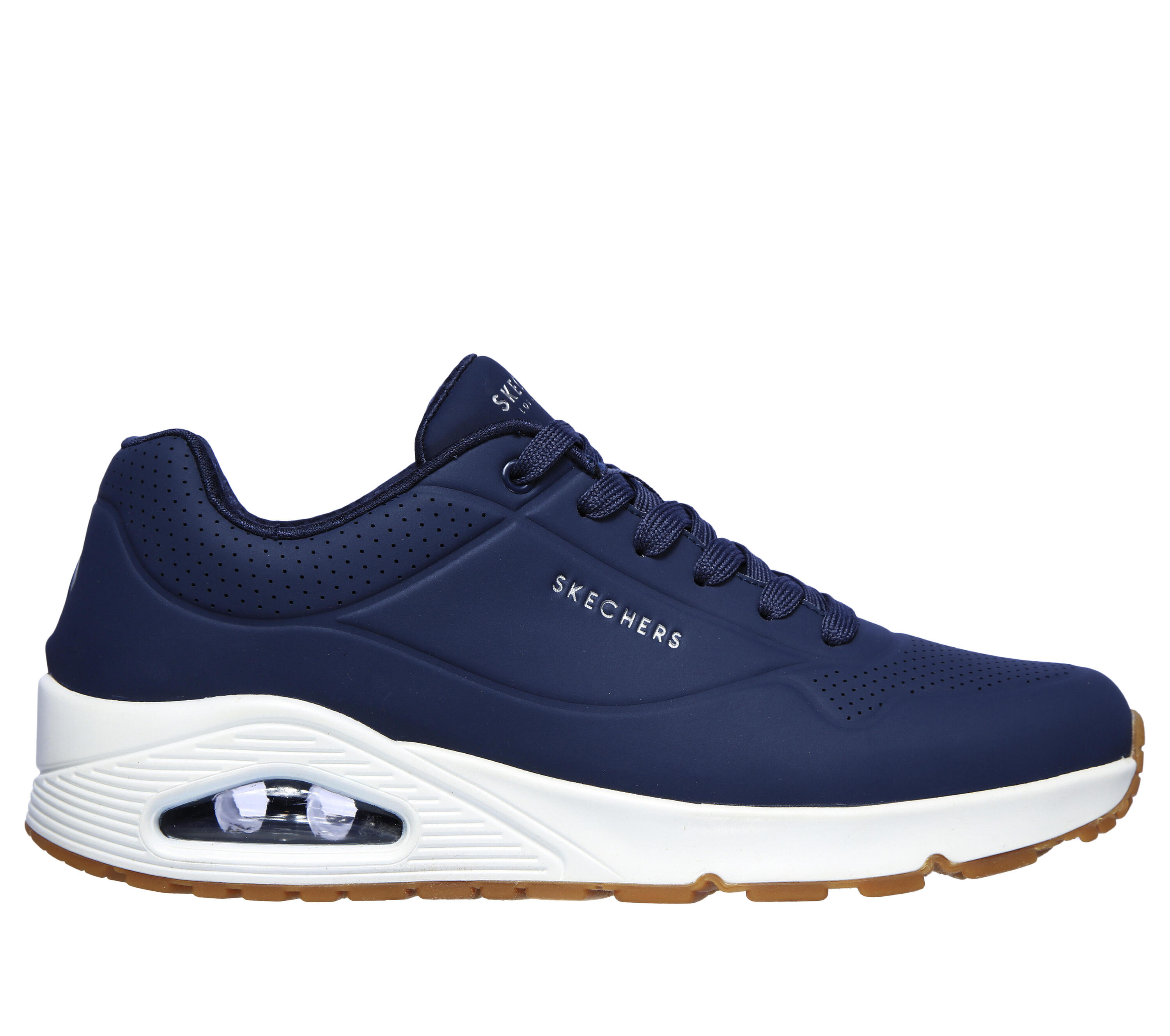 SKECHERS Homme UNO STAND ON AIR Sneakers Bleu marine 5/5