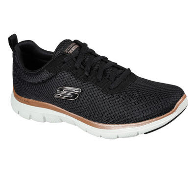 Damen FLEX APPEAL 4.0 BRILLIANT VIEW Sneakers Schwarz / Rosa Gold