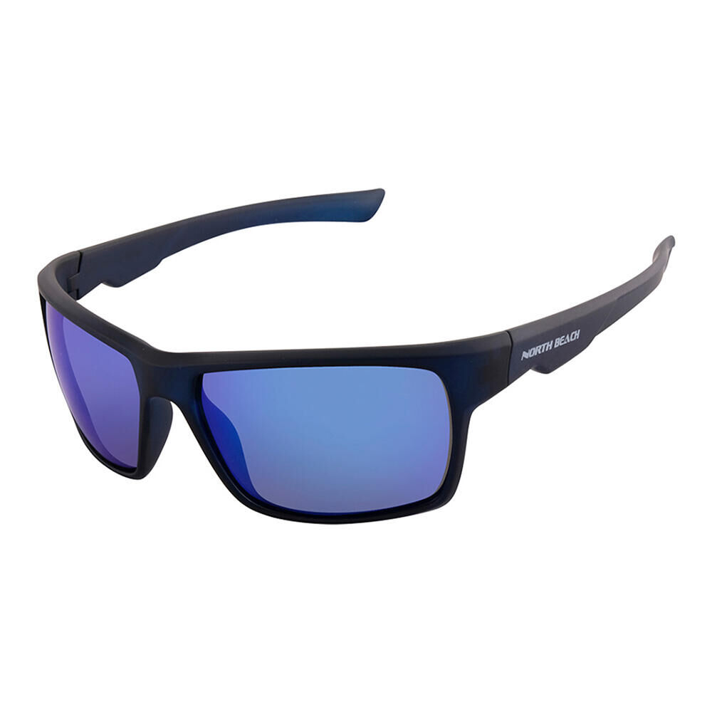 NORTH BEACH PEARLEYE - Matte Blue/Polarized Blue Revo