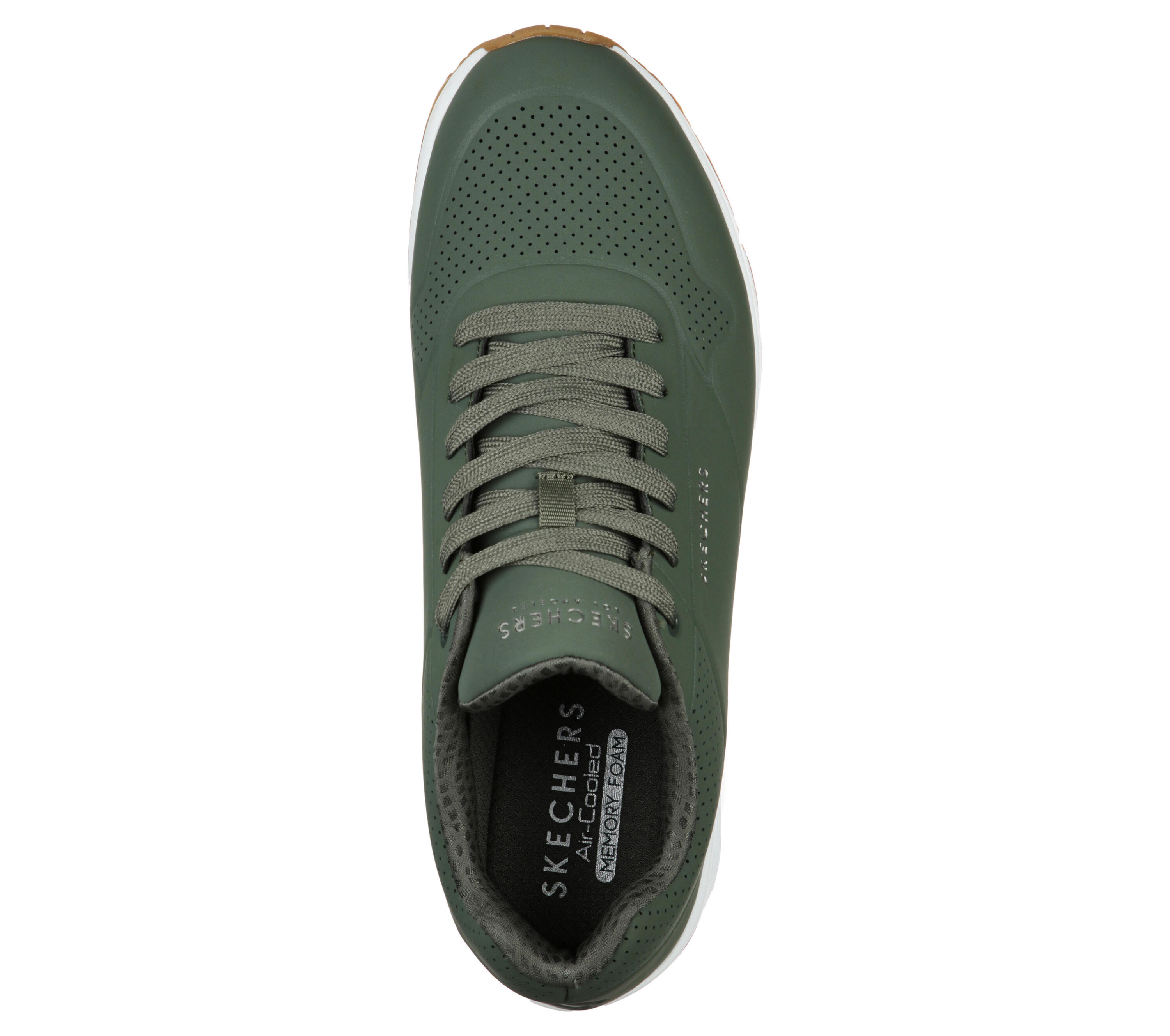 SKECHERS Uomo UNO STAND ON AIR Sneakers Verde oliva 2/5